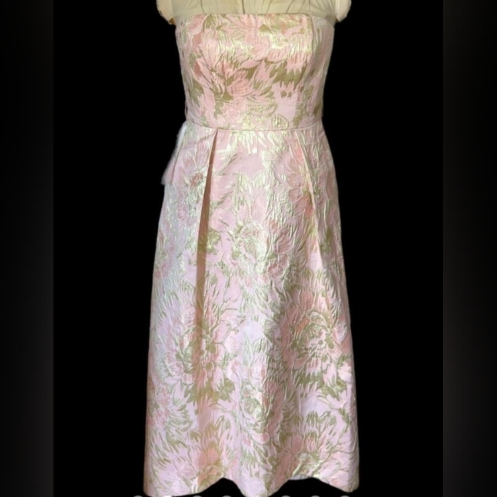 NWT Kay Unger Bella Floral High-low Gown